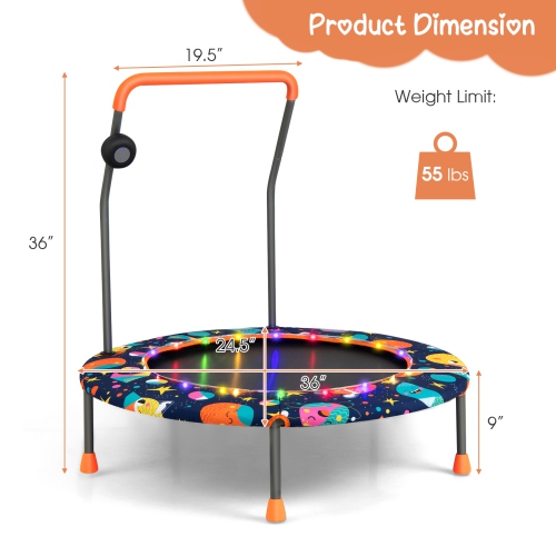 Pure fun trampoline best sale