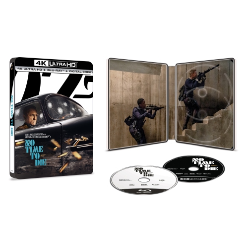 No Time to Die [SteelBook] [Includes Digital Copy] [4K Ultra HD Blu-ray/Blu-ray] [Only @ Best Buy]