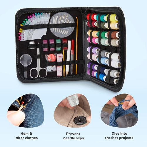 JumblCrafts Sewing Kit for Adults and Kids – Travel Kit, and Sewing Supplies