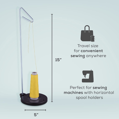 JumblCrafts Single Thread Holder & Spool Holder – Smooth Feeding While Sewing