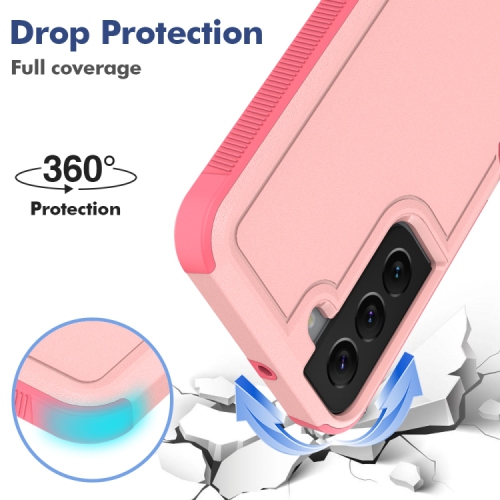 Coque XCRS Dual Layer Comm PC + TPU pour Samsung Galaxy S21 FE 6.4", Heavy Duty, Tuff, Protection antichoc, Test de chute, Housse de protection