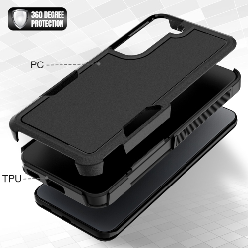 Coque XCRS Dual Layer Comm PC + TPU pour Samsung Galaxy S21 FE 6.4", Heavy Duty, Tuff, Protection antichoc, Test de chute, Housse de protection