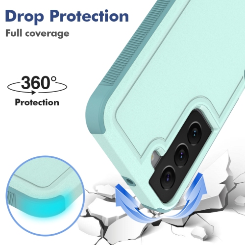 Coque XCRS Dual Layer Comm PC + TPU pour Samsung Galaxy S21 FE 6.4", Heavy Duty, Tuff, Protection antichoc, Test de chute, Housse de protection