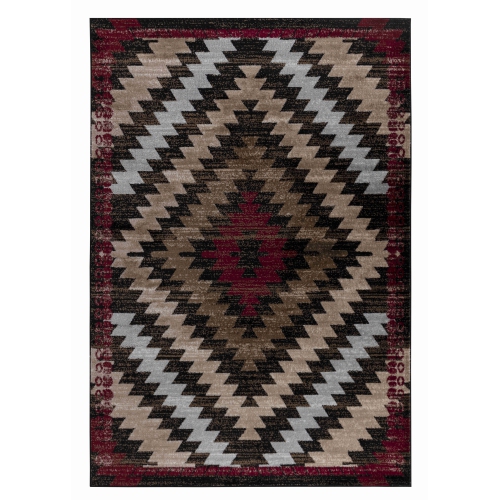 Rug Branch Sakarya Modern Boho Geometric Indoor Area Rug