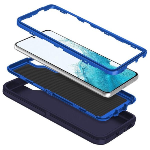Samsung Galaxy S22 Plus 5G Case 3in1 Drop Resistant Defender Tradies Hybrid Armor Heavy Duty Rugged Shockproof Tough Galaxy S22+ Cover