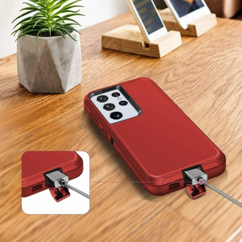 Samsung Galaxy S22 Plus 5G Case 3in1 Drop Resistant Defender Tradies Hybrid Armor Heavy Duty Rugged Shockproof Tough Galaxy S22+ Cover