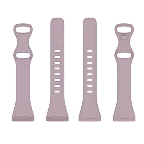 StrapsCo Slim Rubber Strap for Fitbit Versa 4 - Medium-Long - Lavender