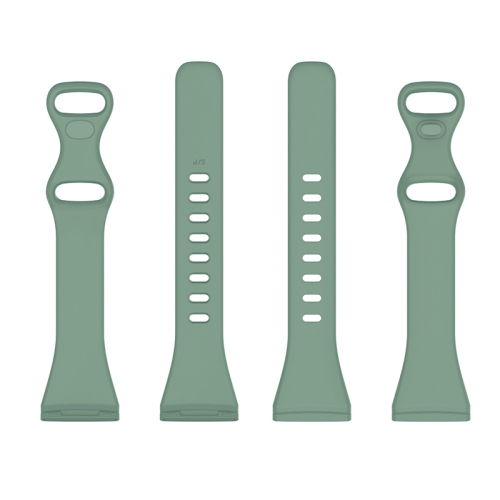 StrapsCo Slim Rubber Strap for Fitbit Versa 4 - Medium-Long - Hunter Green