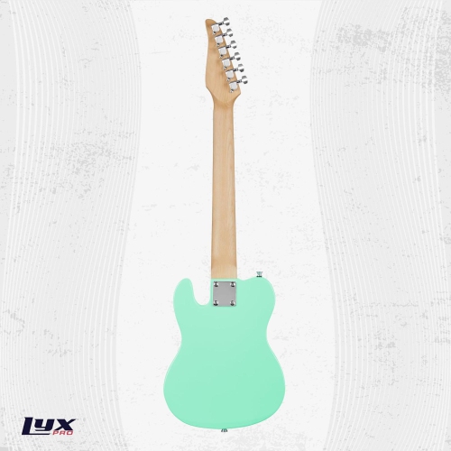 LyxPro Beginner 30" Telecaster Electric Guitar, Paulownia Body, Green