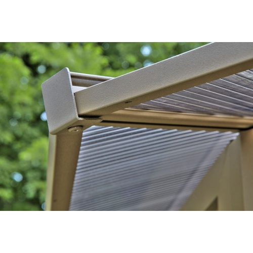 Florence Solarium with polycarbonate roof 12 Ft. x 15 Ft. in Sand