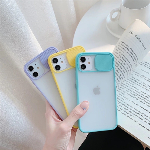 For Apple iPhone XR Sky Blue Case Shockproof TPU Smart Camera Protector Slide Back Cover