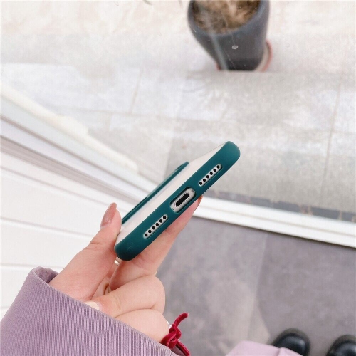 Étui rigide en polycarbonate et en TPUR avec protection de caméra coulissante pour iPhone 13 6,1 po avec chargement sans fil - Noir