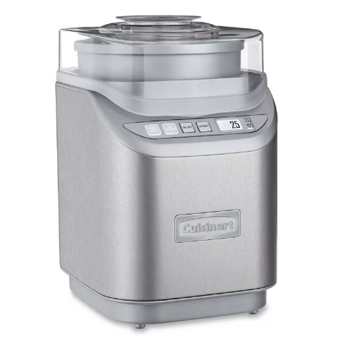 Cuisinart Cool Creations Electronic Ice Cream Maker - Brushed Metal- Ice-70p1