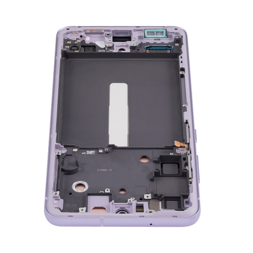 Replacement OLED Assembly With Frame Compatible For Samsung Galaxy S21 FE 5G (G990U) (North America Version) (Lavender) by ESOURCE PARTS - Refurbished condition - Image 4