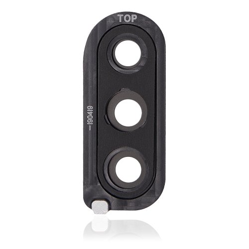 Replacement Back Camera Glass Lens And Cover Bezel Compatible For Samsung Galaxy M30 (Black)