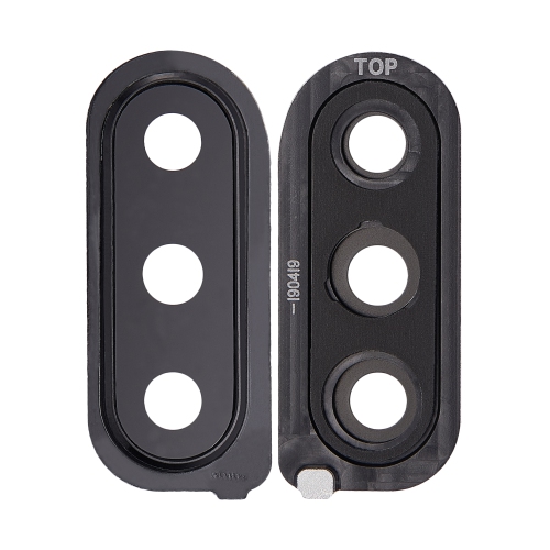 Replacement Back Camera Glass Lens And Cover Bezel Compatible For Samsung Galaxy M30 (Black)