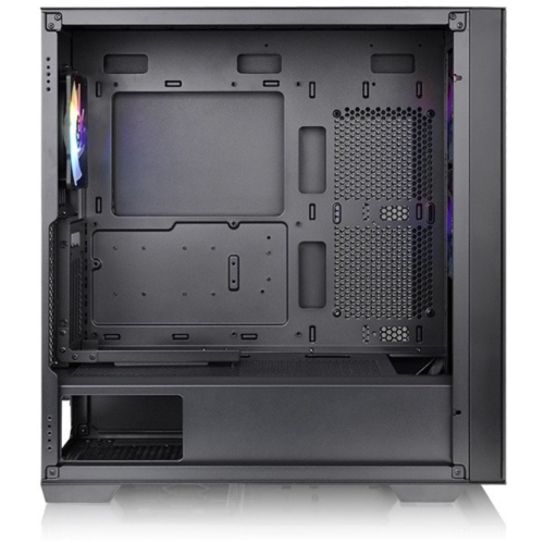 Thermaltake Divider 370 TG ARGB USB 3.0 Tempered Glass E-ATX Mid Tower 3 Fans Black Computer Case
