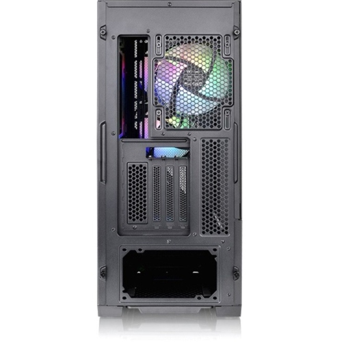 Thermaltake Divider 370 TG ARGB USB 3.0 Tempered Glass E-ATX Mid Tower 3 Fans Black Computer Case