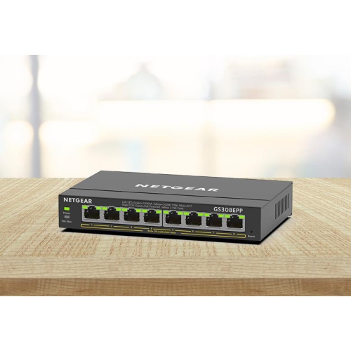 Netgear 8-Port Gigabit PoE+ Compliant Managed Switch -