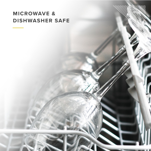 TABLE 12 15.5-Ounce Stemless Wine Glasses, Set of 6, Lead-Free Crystal, Break Resistant