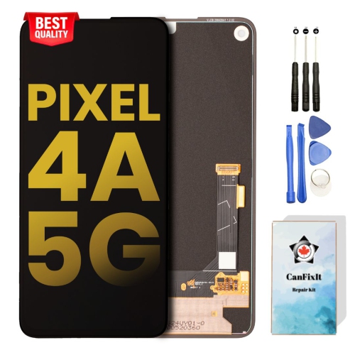 CANFIXIT  Screen Replacement for Google Pixel 4A 5G Glass Oled Display Touch Digitizer Lcd Assembly And Free Repair Tools Kits G025E / G025H / G025I