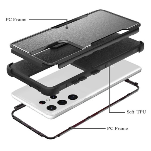 SuperShield Samsung Galaxy S22 Ultra 5G Case 3in1 Drop Resistant Adventure Tradies Hybrid Armor Heavy Duty Rugged Shockproof Tough Cover