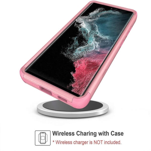 SuperShield Samsung Galaxy S22 Ultra 5G Case 3in1 Drop Resistant Adventure Tradies Hybrid Armor Heavy Duty Rugged Shockproof Tough Cover