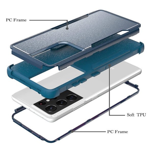SuperShield Samsung Galaxy S22 Ultra 5G Case 3in1 Drop Resistant Adventure Tradies Hybrid Armor Heavy Duty Rugged Shockproof Tough Cover