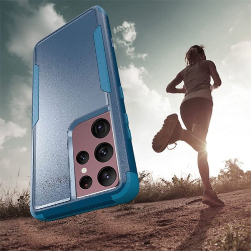 SuperShield Samsung Galaxy S22 Ultra 5G Case 3in1 Drop Resistant Adventure Tradies Hybrid Armor Heavy Duty Rugged Shockproof Tough Cover