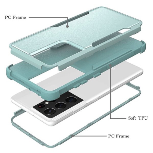 SuperShield Samsung Galaxy S22 Ultra 5G Case 3in1 Drop Resistant Adventure Tradies Hybrid Armor Heavy Duty Rugged Shockproof Tough Cover