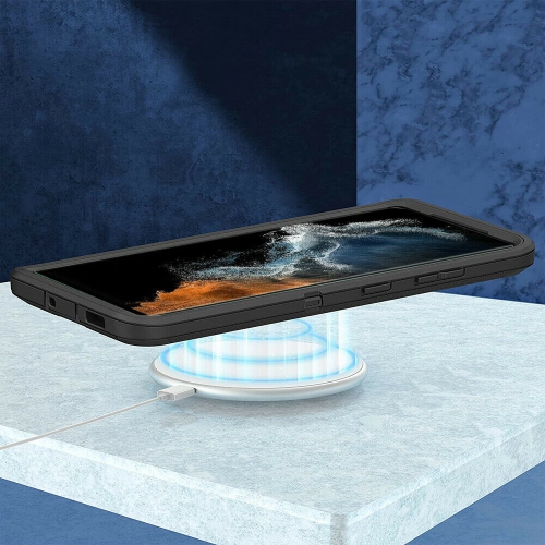 Pour le Galaxy S22 Ultra 5G, étui Defender antichoc robuste hybride et résistant aux chocs