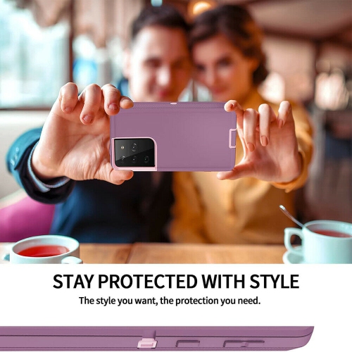 Pour le Galaxy S22 Ultra 5G, étui Defender antichoc robuste hybride et résistant aux chocs