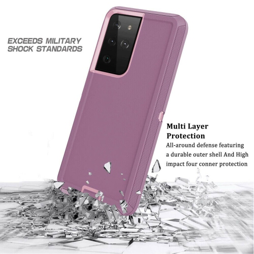 Étui antichoc robuste et résistant aux chutes 3-en-1 pour Galaxy S22 Ultra 5G de Samsung
