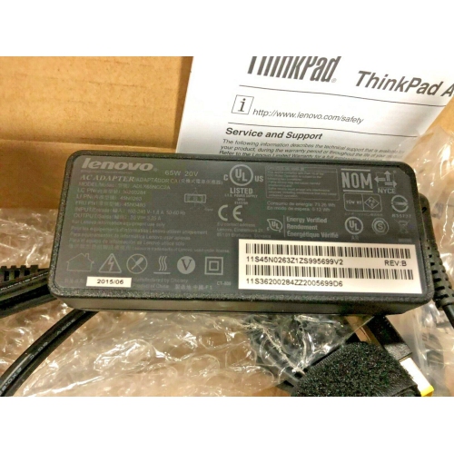 Lenovo ThinkPad 65W AC Adapter Slim Tip - 45N0263/0A36258