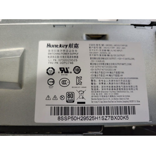 .00PC746/ PA-2221-3 Lenovo 210W Power Supply for Think Centre M700/M800/M900/910 by LENOVO - Refurbished condition - Image 2