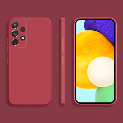 PANDACO Soft Shell Matte Wine Red Case for Samsung Galaxy A53