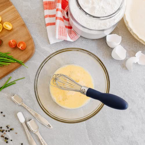 Chef Pomodoro Kitchen Whisk 3-Piece Set, Stainless Steel Wire Balloon Whisk Utensil, Baking Wisk Kitchen Cooking Tool