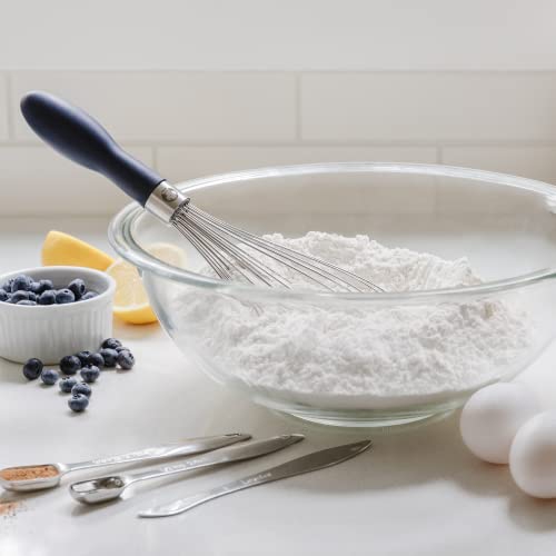 Chef Pomodoro Kitchen Whisk 3-Piece Set, Stainless Steel Wire Balloon Whisk Utensil, Baking Wisk Kitchen Cooking Tool