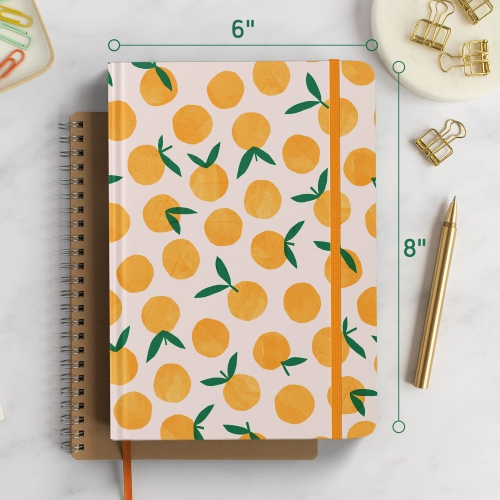 Rileys & Co – Journal pour le travail et l’école – Journal à pois 8 x 6 po – Carnet compact pour femmes – 240 pages – cahier ligné – Journal à