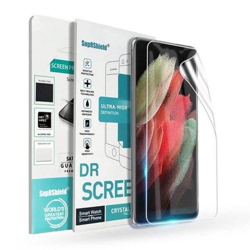 [3 Pack] Samsung Galaxy S21 FE SupRShield Hydrogel Full Coverage Screen Protector Film Guard