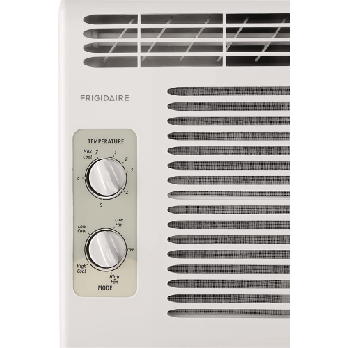 Frigidaire FFRA051WAE Window-Mounted Room Air Conditioner, 5,000 BTU with Temperature Control and Easy-to-Clean Washable Filter, in White