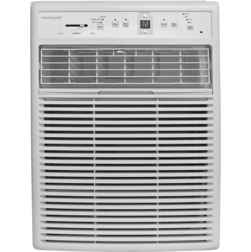 Frigidaire FFRS0822SE Window-Mounted Slider Casement Air Conditioner, 8,000 BTU with Multi-Speed Fan, Sleep Mode, Programmable Timer, Easy-to-Clean W