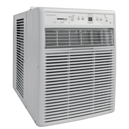 Frigidaire 8 000 curseur BTU et climatiseur de fenêtre à battants, blanc
