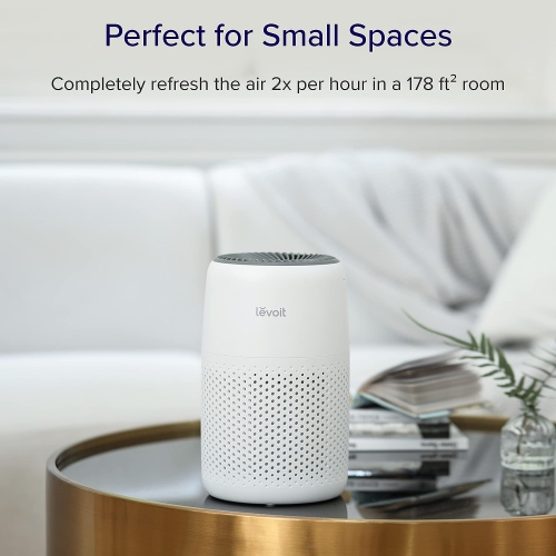 LEVOIT Air Purifiers for Bedroom Home, HEPA Filter Cleaner with Fragrance Sponge for Better Sleep, Filters Smoke, Allergies, Pet Dander, Odor, Dust,