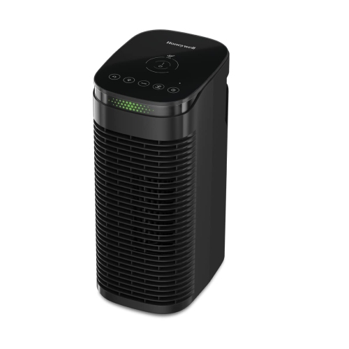Honeywell InSight HEPA Air Purifier with Air Quality Indicator and Auto Mode, Allergen Reducer for Medium Rooms, Black - Wildfire/Smoke, Pollen, Pet