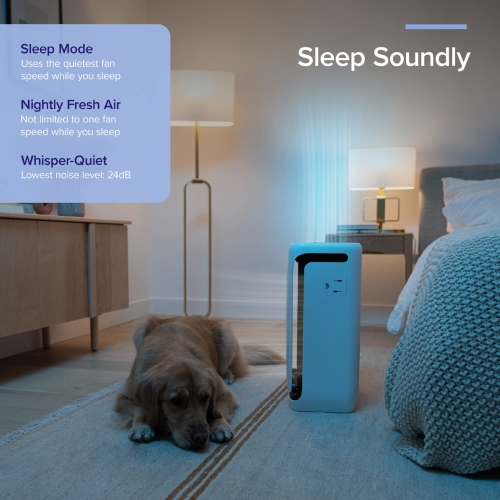 LEVOIT Air Purifiers for Home Large Room, H13 True HEPA Filter and U-Shaped Air Inlet Powerfully Remove Pet Hairs, Allergies, Smoke, Dust in Bedroom,