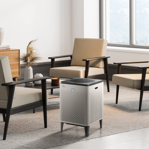 Coway Airmega 400 True HEPA Air Purifier with Smart Technology, Covers, 1,560 sq. ft, White