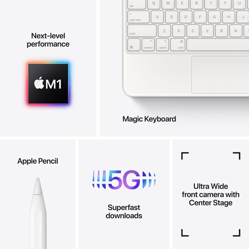 Apple iPad Pro 11" 128GB with Wi-Fi & Cellular (3rd Generation) - Space Gray by APPLE - Refurbished condition - Image 7