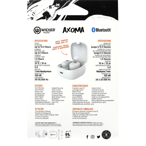 Wicked Audio Axoma True Wireless Headphones