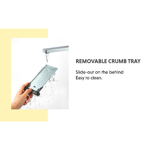 BUYDEEM DT620 2 Slice Toaster, Extra Wide Slots, Retro Stainless Steel with High Lift Lever, Bagel and Muffin Function, Removal Crumb Tray, 7-Shade